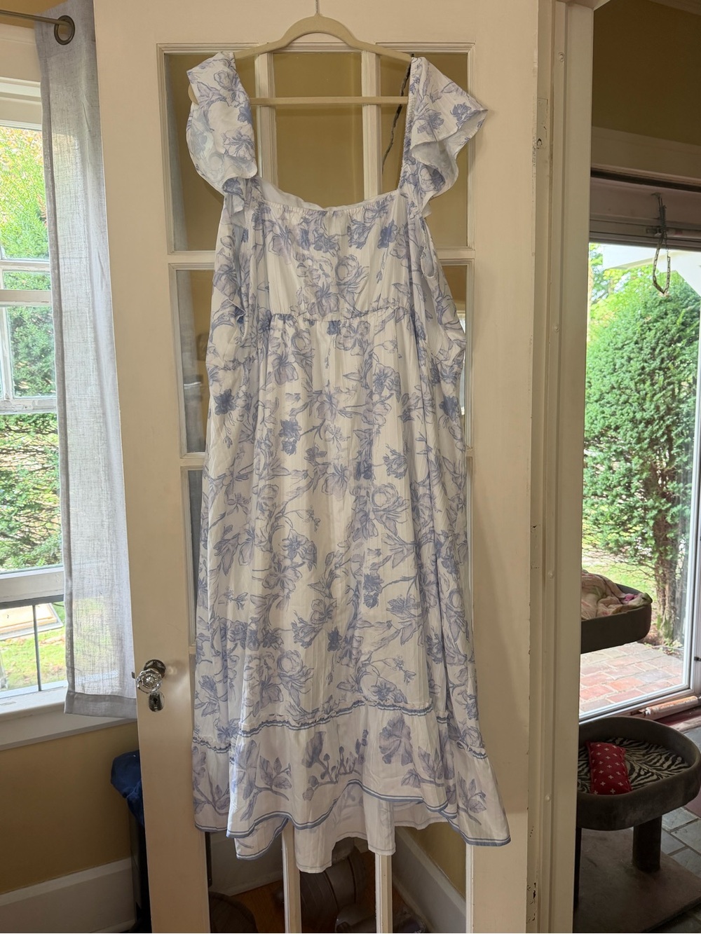 Bloomchic Light Blue & White Dress Size 26 (4XL) - Picture 3 of 4